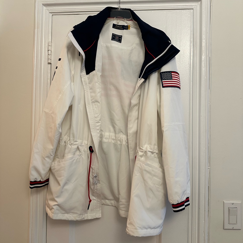 Polo By Ralph Lauren White Tokyo Olympics Closing Ceremonies Performance Jacket
